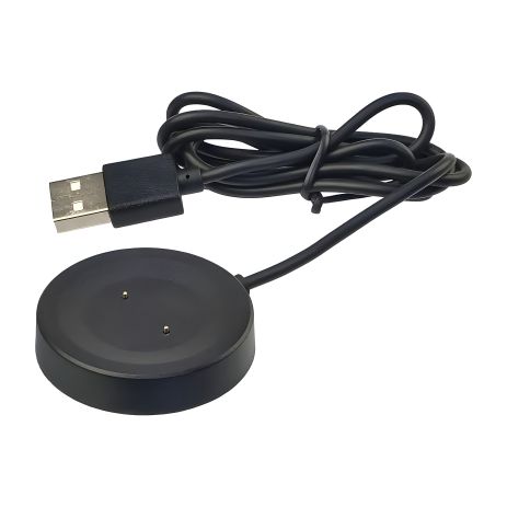 USB кабель для смарт годинника Huawei GT 2e 46mm/GT 2mm/GT 42mm/GT 2 46mm/GS Pro/Magic Watch магнітний чорний