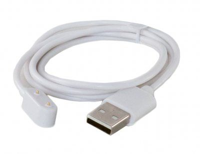 USB кабель для детских смарт часов Y01S/ Y01A/ Y02/ Y03/ Y05/ Y5S/ Q1/ Q2/ Q1S/ Z1/ Z1S/ Z1Y/ Z2/ Z2Y/ Z2S/ Z3/ Z5/ Z5Q/ Z3D/ Z6 белый