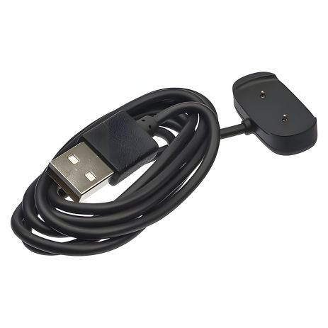 USB кабель для смарт годинника Amazfit GTS/GTR42 mm/GTR47 mm/ T-Rex магнітний чорний USB кабель для смарт годинника Amazfit GTS/GTR42 mm/GTR47 mm/ T-Rex магнітний чорний