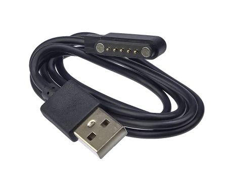 USB кабель для смарт часов универсальный 5 pin (3 x 12 mm) магнитный