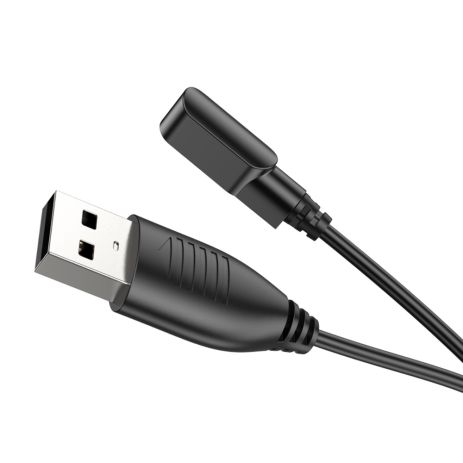 USB -кабель для розумних годин, універсальний магнітний 2 -штифт (4 х 9,5 мм) чорний