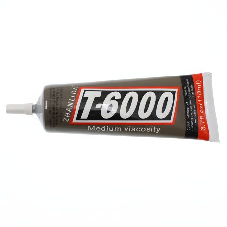 Прозорий силіконовий клей T6000 110 мл у тюбику Прозорий силіконовий клей T6000 110 мл у тюбику