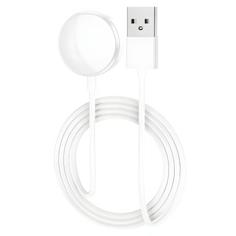 USB кабель Hoco Y1 Pro для смарт годинника, білий