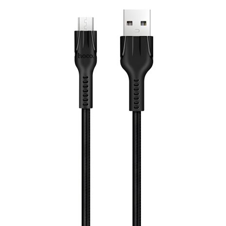 Кабель Hoco U31 чорний 1.2m USB to MicroUSB