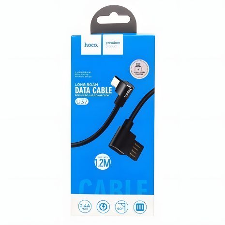Кабель Hoco U37 USB до MicroUSB 1.2m чорний