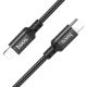Кабель Hoco X14 DS Type-C to Lightning PD 20W 3m черный Кабель Hoco X14 DS Type-C to Lightning PD 20W 3m черный