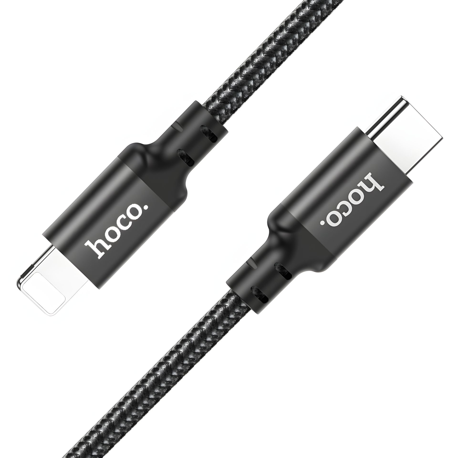 Кабель Type-C to Lightning Hoco X14 DS 3m чорний Кабель Type-C to Lightning Hoco X14 DS 3m чорний