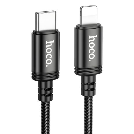 Кабель Type-C to Lightning Hoco U112 20W довжина 1m, сірий