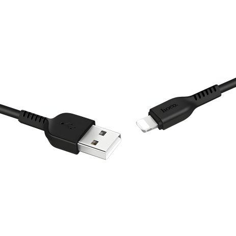 Кабель Lightning Hoco X20 USB 2m черный