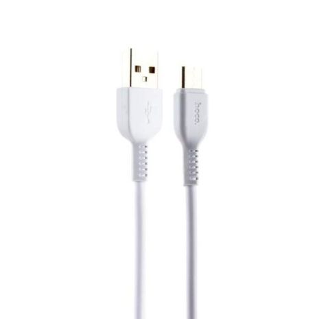 Кабель Hoco X20 USB to MicroUSB 2m белый