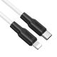 Кабель Hoco X21 Plus Type-C to Lightning PD 1m черно-белый Кабель Hoco X21 Plus Type-C to Lightning PD 1m черно-белый