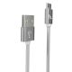 Кабель Hoco X2 USB to Lightning 1m сріблястий