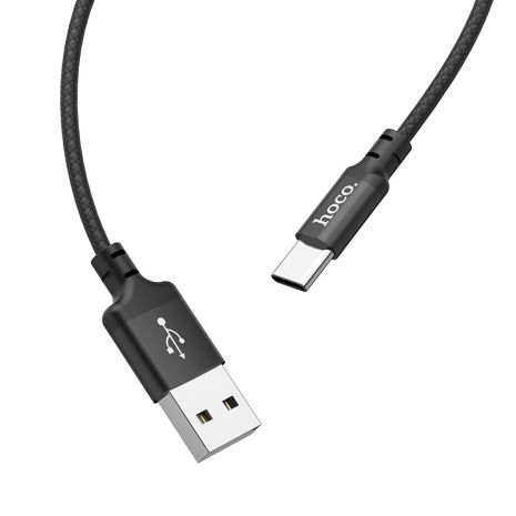 Кабель Hoco X14 USB to Type-C 2m черный