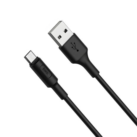 Hoco X25 USB to MicroUSB Кабель 1m черный Hoco X25 USB to MicroUSB Кабель 1m черный