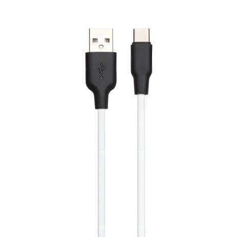 Кабель Hoco X21 Plus USB для Type-C 1 м, чорно-білий