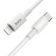 Кабель Hoco X56 Type-C to Lightning PD 1m белый Кабель Hoco X56 Type-C to Lightning PD 1m белый