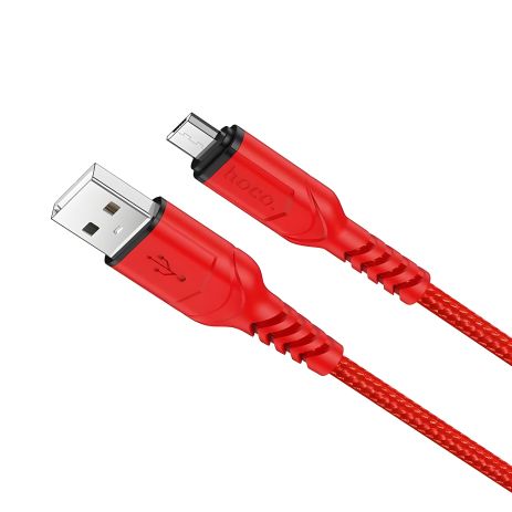 MicroUSB кабель Hoco X59 USB, 1m, червоний