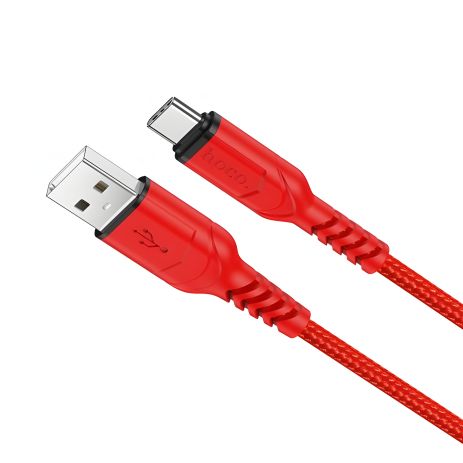 Hoco X59 Кабель USB-Type-C 1м, красный
