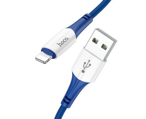 Кабель Hoco X70 USB to Lightning 1m синій