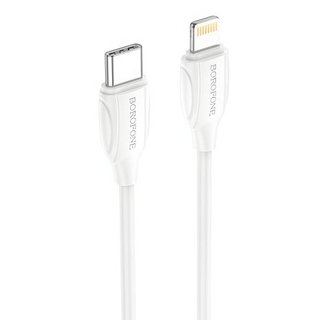 USB Borofone BX19 Type-C to Lightning 20W Білий