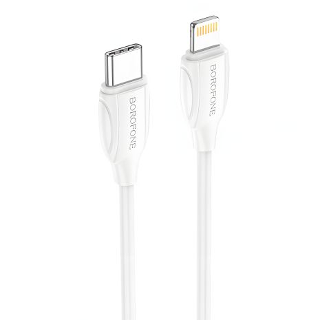 Кабель Borofone BX19 USB Type-C к Lightning 20W 2m белый