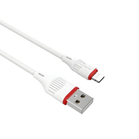 USB кабель Borofone BX17 Lightning Білий