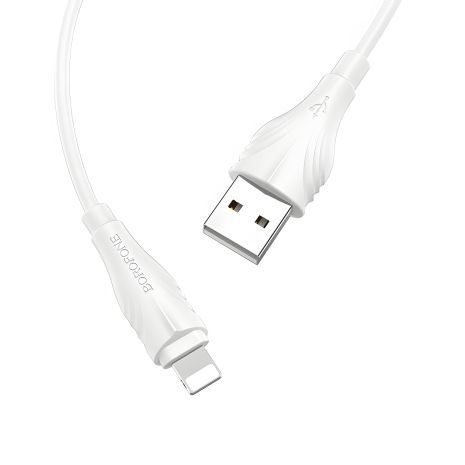 USB Lightning Borofone BX18 2m Белый