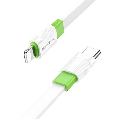 USB Borofone BX89 PD20W Union Type-C to Lightning Біло-зелений