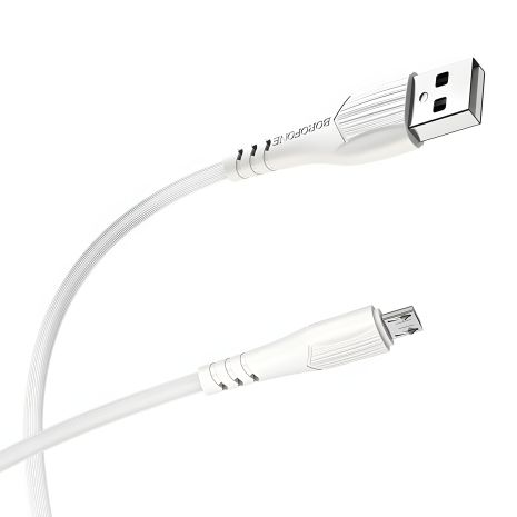 Белый Borofone BX37 Wieldy USB Micro