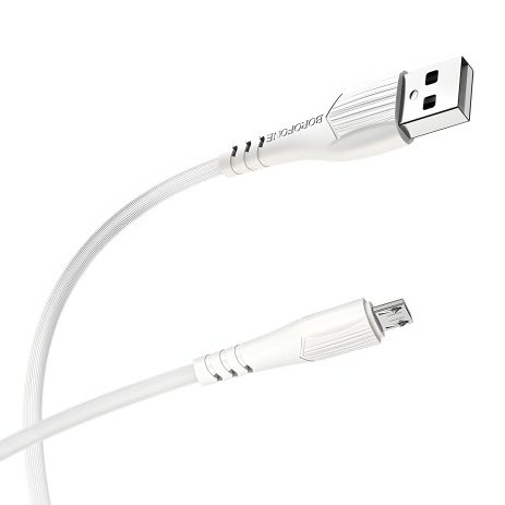 Белый Borofone BX37 Wieldy USB Micro