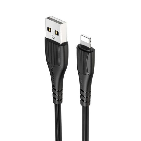 USB Borofone BX37 Wieldy Lightning Чёрный