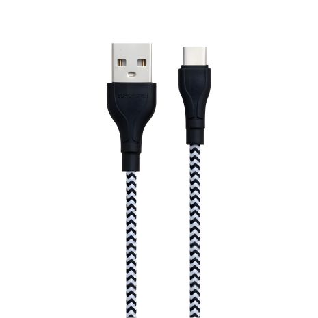 Borofone BX39 Beneficial USB Type-C черно-белый 1m