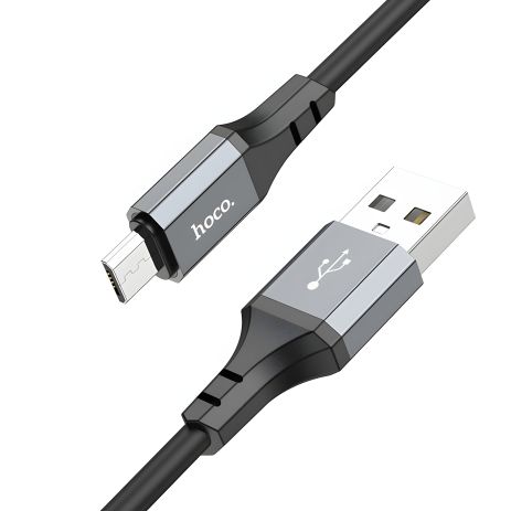 Hoco X86 USB Кабель MicroUSB 1m черный