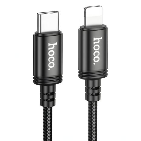 Кабель Hoco X91 3m чорний Lightning PD Type-C to