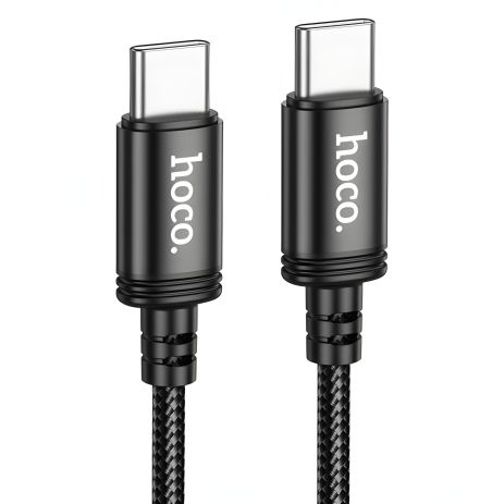 Кабель Hoco X91 Type-C to Type-C 3м, черный, 60W PD