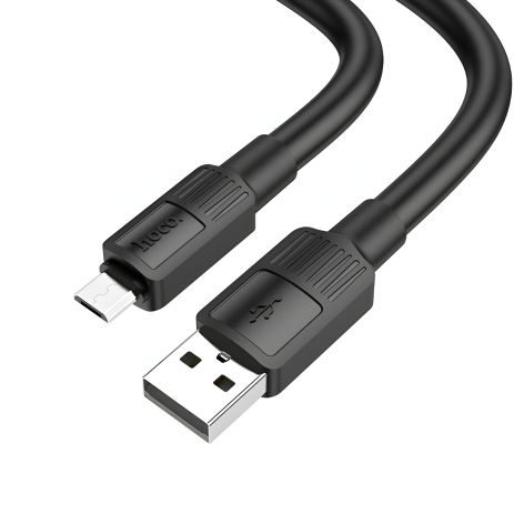 Кабель Hoco X84 Чорний USB to MicroUSB 1m Кабель Hoco X84 Чорний USB to MicroUSB 1m