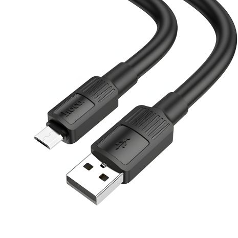 Кабель Hoco X84 Чорний USB to MicroUSB 1m
