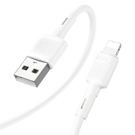 Кабель Hoco X83 USB to Lightning 1m білий Кабель Hoco X83 USB to Lightning 1m білий
