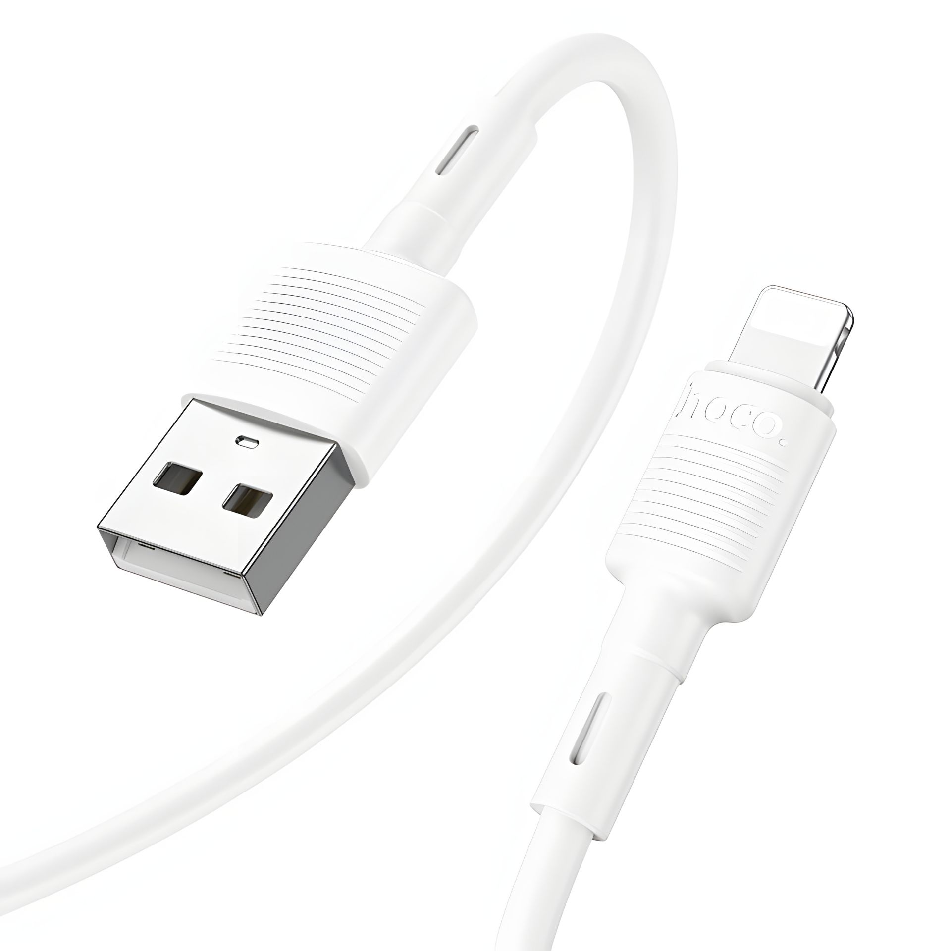 Кабель Hoco X83 USB to Lightning 1m білий Кабель Hoco X83 USB to Lightning 1m білий