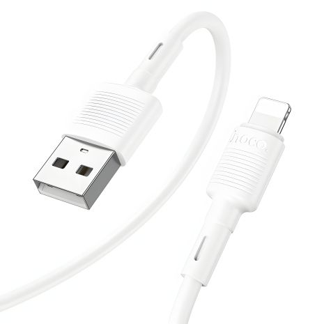 Кабель Hoco X83 USB to Lightning 1m білий
