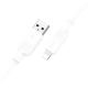Кабель Hoco X84 USB to Lightning 1m білий Кабель Hoco X84 USB to Lightning 1m білий