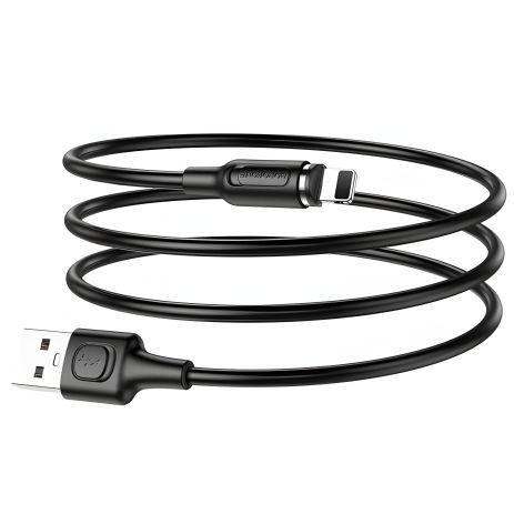 USB Borofone BX41 магнитиный Lightning  черный