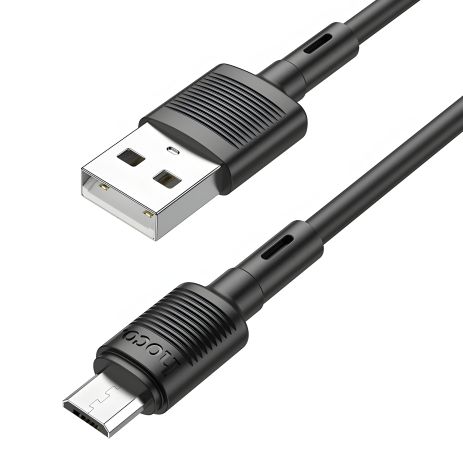 Кабель MicroUSB Hoco X83 USB 1m черный