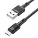 Кабель Hoco X83 MicroUSB 1m чорний to USB