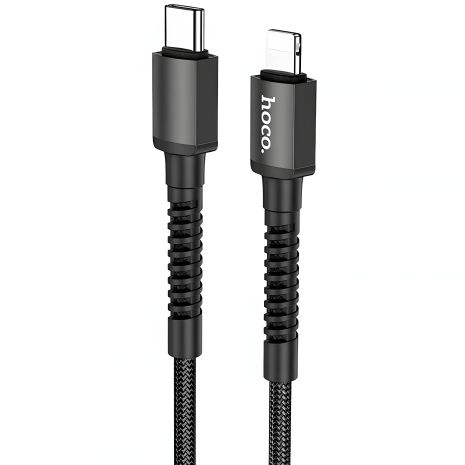 Кабель Hoco X71 1m чорний to Lightning PD Type-C