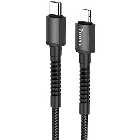 Кабель Hoco X71 1m чорний to Lightning PD Type-C