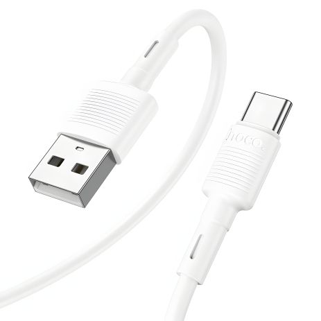 Кабель Type-C Hoco X83 USB 1m белый