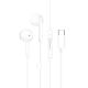 Дротові навушники Hoco M95, Type-C, 1.2m, Білі