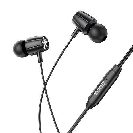 Навушники Hoco M88, вакуумні, дротові, 3.5mm, 1.2m, чорні Навушники Hoco M88, вакуумні, дротові, 3.5mm, 1.2m, чорні