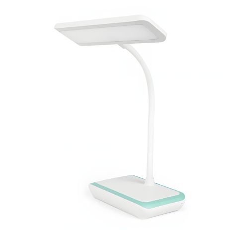 Гибкая настольная лампа Weidasi WD-6048, белая, с аккумулятором